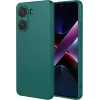 Phonesta Soft Silk Silikon Back Cover Hülle für Xiaomi Poco X7 Pro - Dunkelgrün