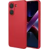Phonesta Soft Silk Silikon Back Cover Hülle für Xiaomi Poco X7 Pro - Rot