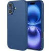 Phonesta Soft Silk Silikon Back Cover Hülle für Apple iPhone 17 - Dunkelblau