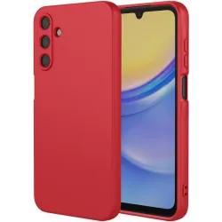 Phonesta Soft Silk Silikon Back Cover Hülle für Samsung Galaxy A16 - Rot