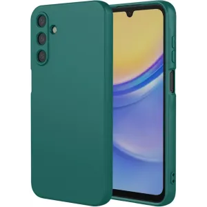 Phonesta Soft Silk Silikon Back Cover Hülle für Samsung Galaxy A26 - Dunkelgrün