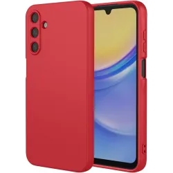 Phonesta Soft Silk Silikon Back Cover Hülle für Samsung Galaxy A26 - Rot