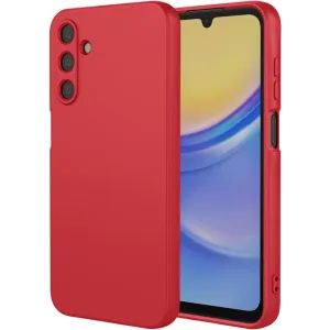 Phonesta Soft Silk Silikon Back Cover Hülle für Samsung Galaxy A36 - Rot