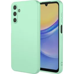 Phonesta Soft Silk Silikon Back Cover Hülle für Samsung Galaxy A56 - Matcha Grün