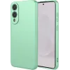Phonesta Soft Silk Silikon Back Cover Hülle für Samsung Galaxy S25 Edge - Matcha Grün 0