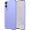 Phonesta Soft Silk Silikon Back Cover Hülle für Samsung Galaxy S25 Edge - Lila 0