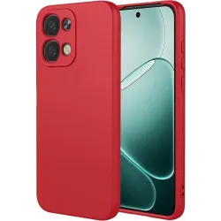 Phonesta Soft Silk Silikon Back Cover Hülle für Oppo A6 Pro - Rot
