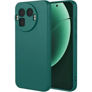 Phonesta Soft Silk Silikon Back Cover Hülle für Realme GT 8 Pro - Dunkelgrün