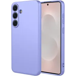 Phonesta Soft Silk Silikon Back Cover Hülle für Samsung Galaxy S26 - Lila