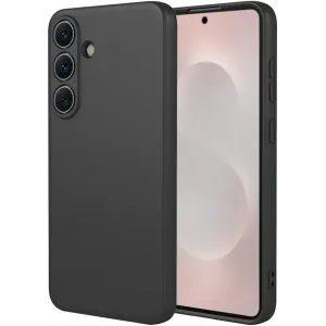 Phonesta Soft Silk Silikon Back Cover Hülle für Samsung Galaxy S26 - Schwarz