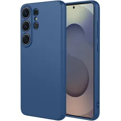 Phonesta Soft Silk Silikon Back Cover Hülle für Samsung Galaxy S26 Ultra - Dunkelblau