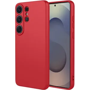 Phonesta Soft Silk Silikon Back Cover Hülle für Samsung Galaxy S26 Ultra - Rot