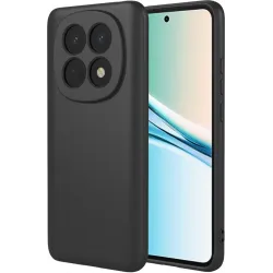 Phonesta Soft Silk Silikon Back Cover Hülle für Xiaomi Redmi Note 15 4G/5G / Xiaomi Poco M8 - Schwarz