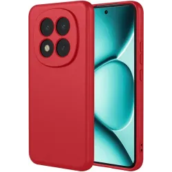 Phonesta Soft Silk Silikon Back Cover Hülle für Xiaomi Redmi Note 15 Pro Plus / Xiaomi Poco M8 Pro - Rot