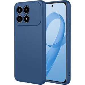 Phonesta Soft Silk Silikon Back Cover Hülle für Xiaomi Poco F8 Pro - Dunkelblau