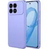Phonesta Soft Silk Silikon Back Cover Hülle für Xiaomi Poco F8 Pro - Lila