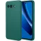 Phonesta Soft Silk Silikon Back Cover Hülle für Google Pixel 10a - Dunkelgrün