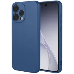 Phonesta Soft Silk Silikon Back Cover Hülle für Oppo Reno15 - Dunkelblau