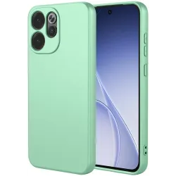 Phonesta Soft Silk Silikon Back Cover Hülle für Oppo Reno15 Pro - Matcha Grün