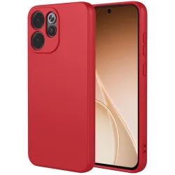 Phonesta Soft Silk Silikon Back Cover Hülle für Oppo Reno15 Pro Max - Rot