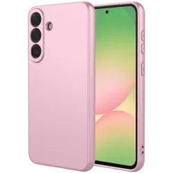 Phonesta Soft Silk Silikon Back Cover Hülle für Samsung Galaxy A57 - Rosa