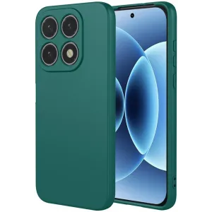 Phonesta Soft Silk Silikon Back Cover Hülle für Xiaomi 17 - Dunkelgrün