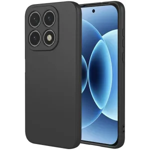 Phonesta Soft Silk Silikon Back Cover Hülle für Xiaomi 17 - Schwarz