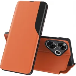 Phonesta Smart Side View Book Klapphülle für Xiaomi Poco F6 - Orange