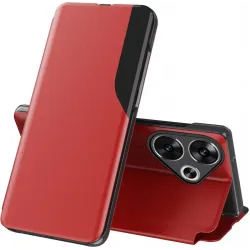 Phonesta Smart Side View Book Klapphülle für Xiaomi Poco F6 - Rot