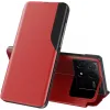 Phonesta Smart Side View Book Klapphülle für Xiaomi Poco F6 Pro - Rot 0