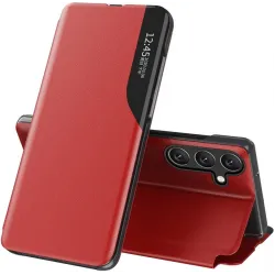 Phonesta Smart Side View Book Klapphülle für Samsung Galaxy A35 - Rot