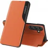 Phonesta Smart Side View Book Klapphülle für Samsung Galaxy A55 - Orange 0
