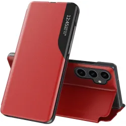 Phonesta Smart Side View Book Klapphülle für Samsung Galaxy S23 FE/S23 Plus - Rot