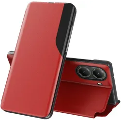 Phonesta Smart Side View Book Klapphülle für Xiaomi Poco X7 Pro - Rot