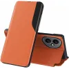 Phonesta Smart Side View Book Klapphülle für HONOR 400 - Orange 0