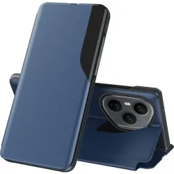 Phonesta Smart Side View Book Klapphülle für HONOR 400 Pro - Blau