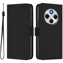 Phonesta Soft Skin Book Wallet Klapphülle für Xiaomi Redmi 14C / Xiaomi Poco C75 - Schwarz