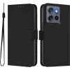 Phonesta Soft Skin Book Wallet Klapphülle für Motorola Edge 60 Neo/Edge 50 Neo / ThinkPhone 25 - Schwarz