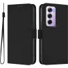 Phonesta Soft Skin Book Wallet Klapphülle für Oppo Reno12 Pro - Schwarz