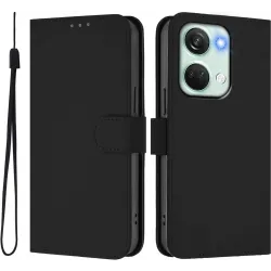 Phonesta Soft Skin Book Wallet Klapphülle für OnePlus Nord 3 - Schwarz