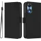 Phonesta Soft Skin Book Wallet Klapphülle für Oppo A58 5G/A78 5G - Schwarz