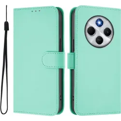 Phonesta Soft Skin Book Wallet Klapphülle für Xiaomi Redmi 14C / Xiaomi Poco C75 - Minzgrün