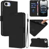 Phonesta Soft Skin Book Wallet Klapphülle für Apple iPhone 17e/16e - Schwarz 2
