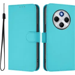 Phonesta Soft Skin Book Wallet Klapphülle für Xiaomi Redmi 14C / Xiaomi Poco C75 - Meeresblau