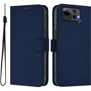 Phonesta Soft Skin Book Wallet Klapphülle für Asus Zenfone 12 Ultra - Dunkelblau