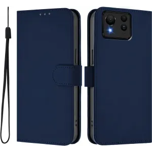 Phonesta Soft Skin Book Wallet Klapphülle für Asus Zenfone 11 Ultra - Dunkelblau