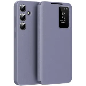 Phonesta Smart Window Book Wallet Klapphülle für Samsung Galaxy S24 - Lila