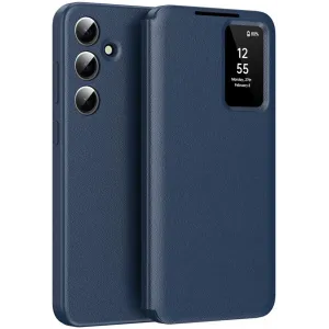 Phonesta Smart Window Book Wallet Klapphülle für Samsung Galaxy S24 Plus - Dunkelblau