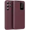 Phonesta Smart Window Book Wallet Klapphülle für Samsung Galaxy S24 Ultra - Bordeaux