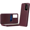 Phonesta Smart Window Book Wallet Klapphülle für Samsung Galaxy A55 - Bordeaux 2